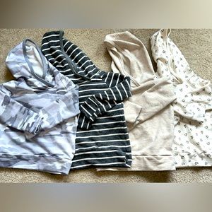 Set of 4 CC Raglan Hoodies size 4T